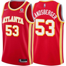 Atlanta Hawks #53 Mark Landsberger Jersey -Torch Red