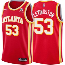 Atlanta Hawks #53 Cliff Levingston Jersey -Torch Red