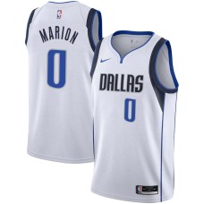 Dallas Mavericks #0 Shawn Marion Jersey -White