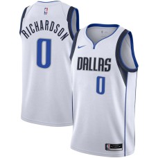 Dallas Mavericks #0 Josh Richardson Jersey -White