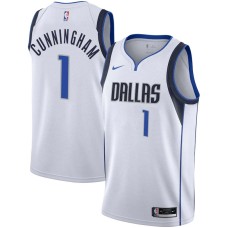 Dallas Mavericks #1 Jared Cunningham Jersey -White