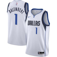 Dallas Mavericks #1 Samuel Dalembert Jersey -White