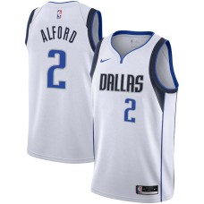 Dallas Mavericks #2 Steve Alford Jersey -White