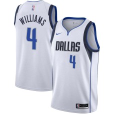 Dallas Mavericks #4 Shawne Williams Jersey -White