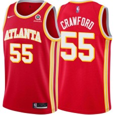 Atlanta Hawks #55 Jordan Crawford Jersey -Torch Red