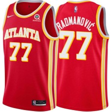 Atlanta Hawks #77 Vladimir Radmanovic Jersey -Torch Red