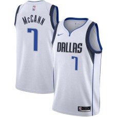 Dallas Mavericks #7 Bob McCann Jersey -White