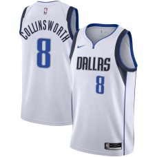 Dallas Mavericks #8 Kyle Collinsworth Jersey -White