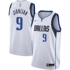 Dallas Mavericks #9 Yi Jianlian Jersey -White