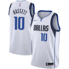 Dallas Mavericks #10 Joe Hassett Jersey -White