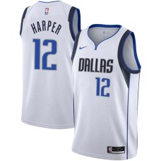 Dallas Mavericks #12 Derek Harper Jersey -White