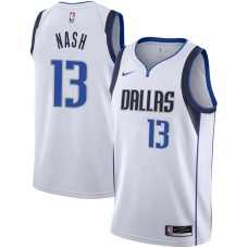 Dallas Mavericks #13 Steve Nash Jersey -White