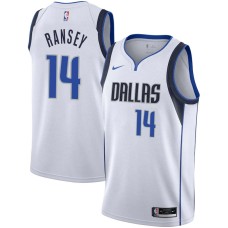 Dallas Mavericks #14 Kelvin Ransey Jersey -White