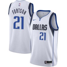 Dallas Mavericks #21 Danny Fortson Jersey -White