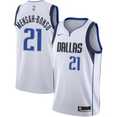 Dallas Mavericks #21 Pops Mensah-Bonsu Jersey -White