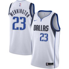 Dallas Mavericks #23 Bill Wennington Jersey -White