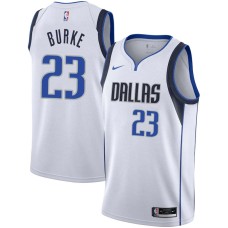 Dallas Mavericks #23 Trey Burke Jersey -White