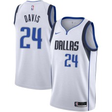 Dallas Mavericks #24 Hubert Davis Jersey -White