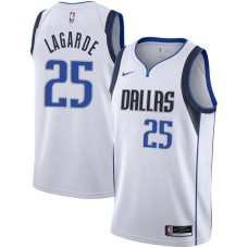 Dallas Mavericks #25 Tom LaGarde Jersey -White