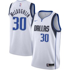 Dallas Mavericks #30 JaQuori McLaughlin Jersey -White