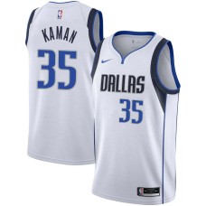 Dallas Mavericks #35 Chris Kaman Jersey -White