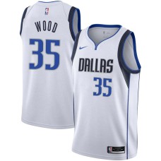 Dallas Mavericks #35 Christian Wood Jersey -White