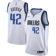 Dallas Mavericks #42 Terry Duerod Jersey -White