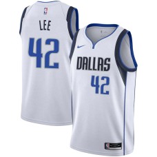 Dallas Mavericks #42 David Lee Jersey -White