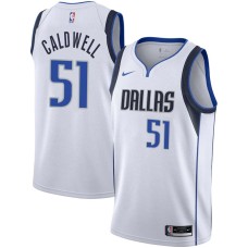 Dallas Mavericks #51 Adrian Caldwell Jersey -White