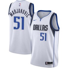 Dallas Mavericks #51 Boban Marjanovic Jersey -White