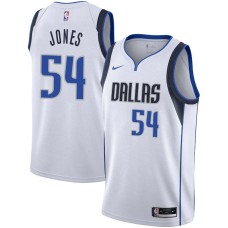 Dallas Mavericks #54 Popeye Jones Jersey -White