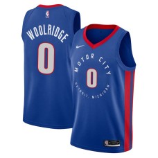 Detroit Pistons #0 Orlando Woolridge Jersey -MOTOR CITY DETROIT. MICHIGAN 2020-2021 City