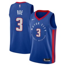 Detroit Pistons #3 Lou Roe Jersey -MOTOR CITY DETROIT. MICHIGAN 2020-2021 City