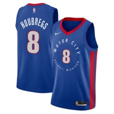 Detroit Pistons #8 Bob Houbregs Jersey -MOTOR CITY DETROIT. MICHIGAN 2020-2021 City