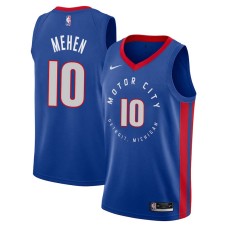 Detroit Pistons #10 Dick Mehen Jersey -MOTOR CITY DETROIT. MICHIGAN 2020-2021 City