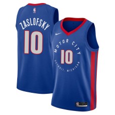 Detroit Pistons #10 Max Zaslofsky Jersey -MOTOR CITY DETROIT. MICHIGAN 2020-2021 City