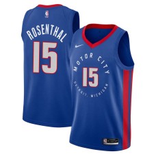 Detroit Pistons #15 Dick Rosenthal Jersey -MOTOR CITY DETROIT. MICHIGAN 2020-2021 City