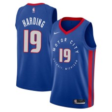 Detroit Pistons #19 Reggie Harding Jersey -MOTOR CITY DETROIT. MICHIGAN 2020-2021 City