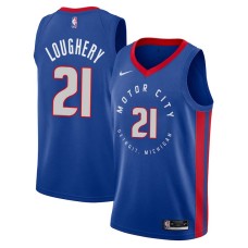 Detroit Pistons #21 Kevin Loughery Jersey -MOTOR CITY DETROIT. MICHIGAN 2020-2021 City