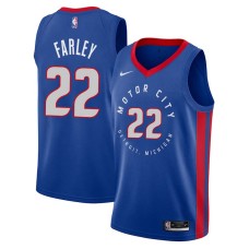 Detroit Pistons #22 Dick Farley Jersey -MOTOR CITY DETROIT. MICHIGAN 2020-2021 City