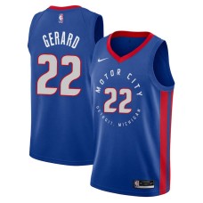 Detroit Pistons #22 Gus Gerard Jersey -MOTOR CITY DETROIT. MICHIGAN 2020-2021 City