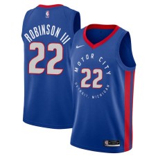 Detroit Pistons #22 Glenn Robinson III Jersey -MOTOR CITY DETROIT. MICHIGAN 2020-2021 City