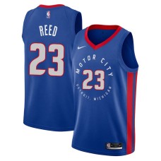 Detroit Pistons #23 Hub Reed Jersey -MOTOR CITY DETROIT. MICHIGAN 2020-2021 City