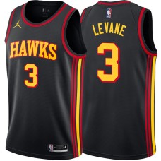 Atlanta Hawks #3 Andrew Levane Jersey -Black