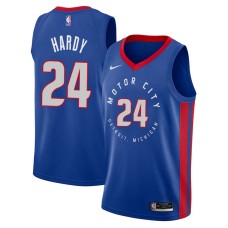 Detroit Pistons #24 Alan Hardy Jersey -MOTOR CITY DETROIT. MICHIGAN 2020-2021 City