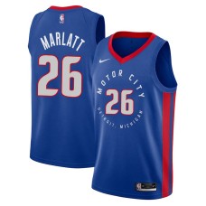 Detroit Pistons #26 Harvey Marlatt Jersey -MOTOR CITY DETROIT. MICHIGAN 2020-2021 City