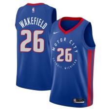 Detroit Pistons #26 Andre Wakefield Jersey -MOTOR CITY DETROIT. MICHIGAN 2020-2021 City