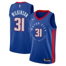 Detroit Pistons #31 Dale Wilkinson Jersey -MOTOR CITY DETROIT. MICHIGAN 2020-2021 City