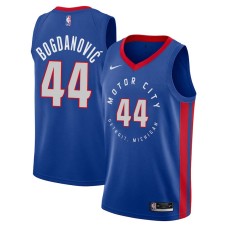 Detroit Pistons #44 Bojan Bogdanovic Jersey -MOTOR CITY DETROIT. MICHIGAN 2020-2021 City