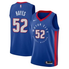 Detroit Pistons #52 Steve Hayes Jersey -MOTOR CITY DETROIT. MICHIGAN 2020-2021 City